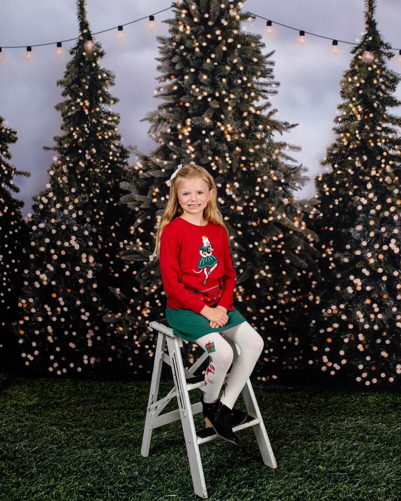 Studio Christmas Tree Farm Mini Sessions in lancaster pa