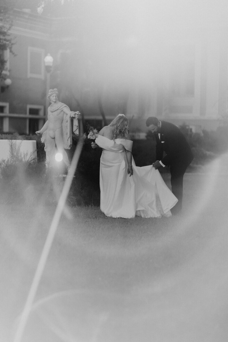 St. Pete Shuffleboard Club wedding coordinated by Day of Details