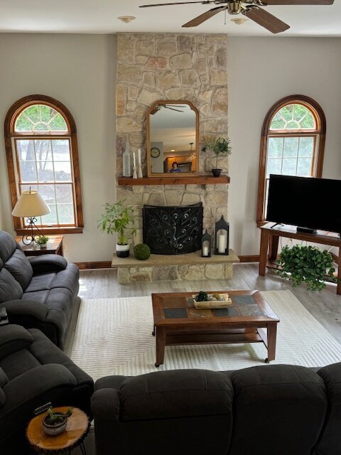 Living room after photo