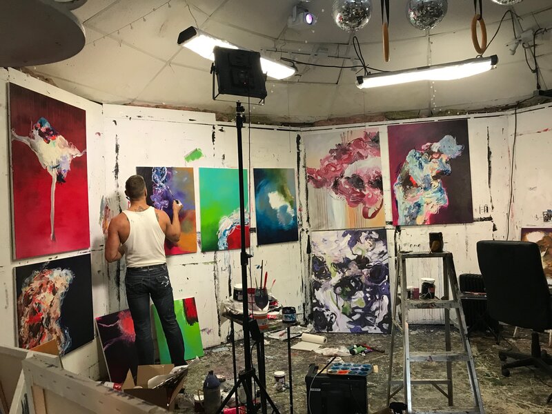 Brent Ray Fraser Paintings - The 100 TV Show 2018 - 00