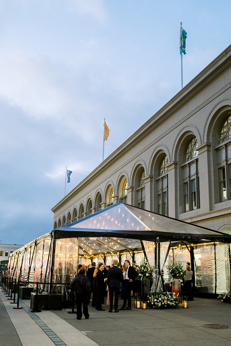 Elegant Reception at the Palace Hotel, San Francisco
