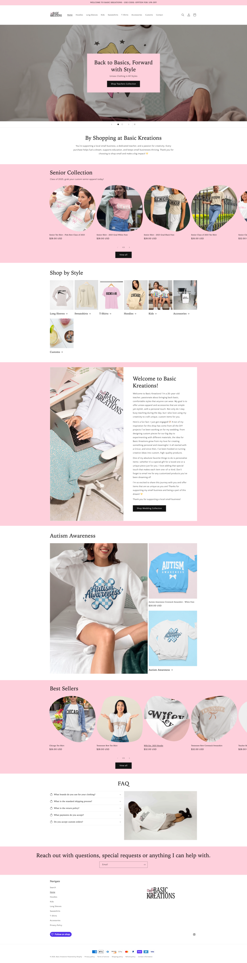 Screenshot of a website called Signature By Natalie who focuses in Social Media and Affiliate Marketing