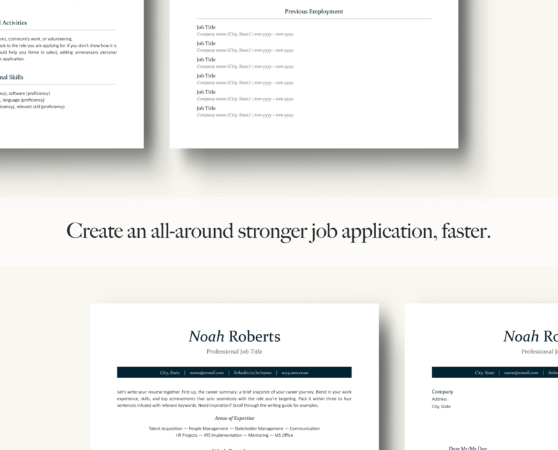 ATS-FRIENDLY RESUME + COVER LETTER