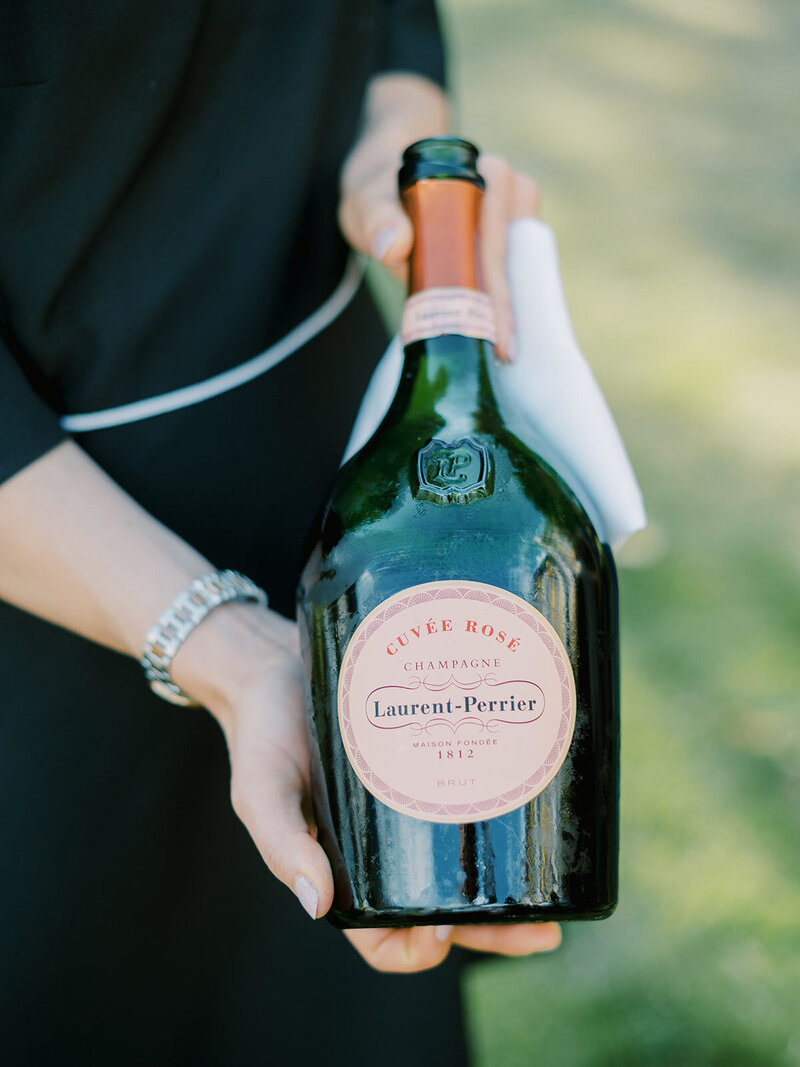 bottle-of-champagne-laurent-perrier-for-a-wedding-cocktail