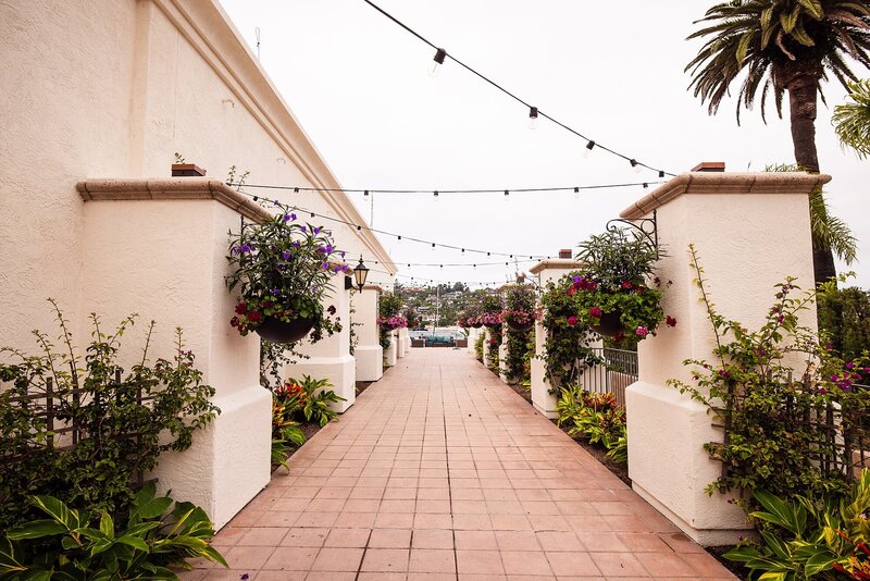 The Tented Pavilion reception site at Green Gables Wedding Estate in San Marcos, Southern California.