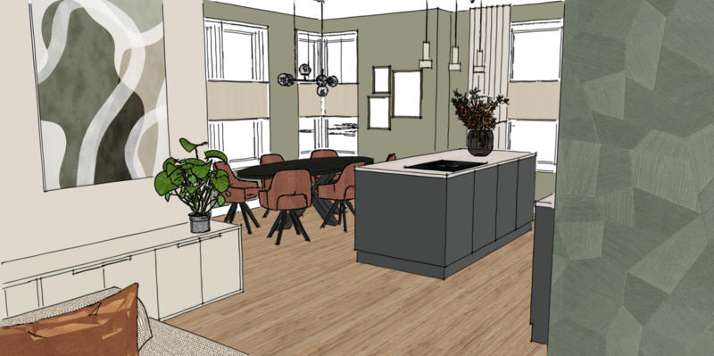 Interieur ontwerp zolderkamer Weespersluis