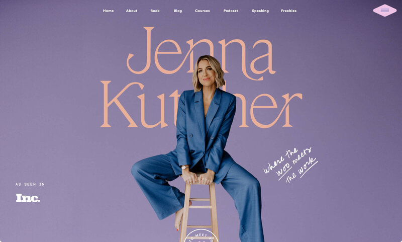 Jenna Kutcher Homepage