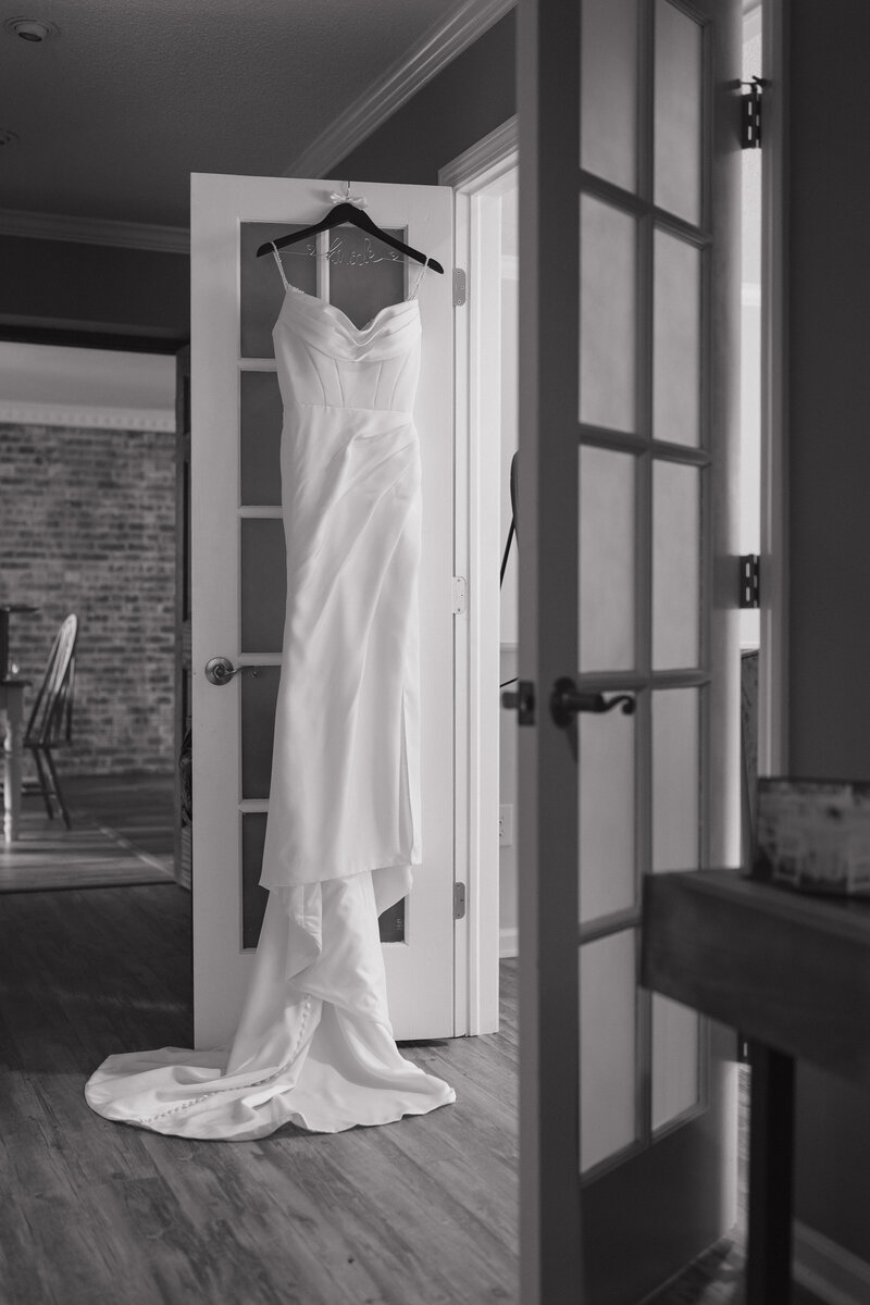 Dress hanging