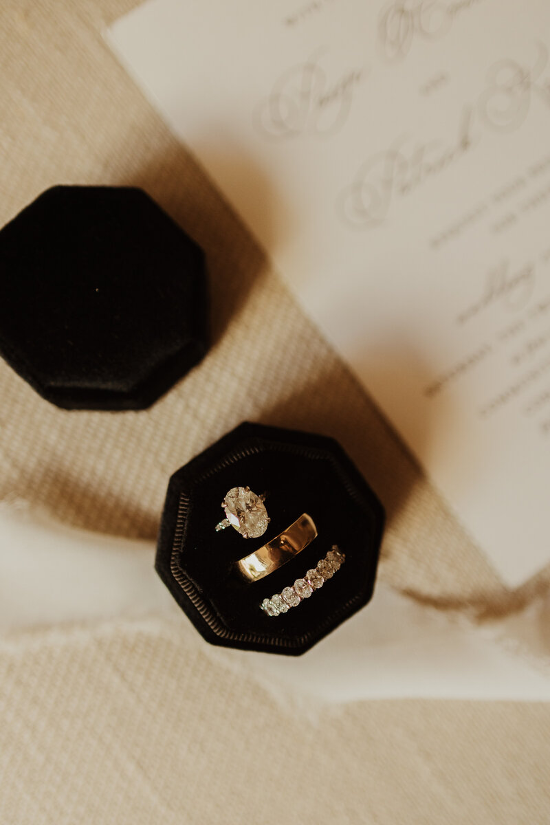 wedding ring detail photos
