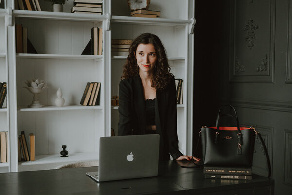 Megan helping people with sales strategies