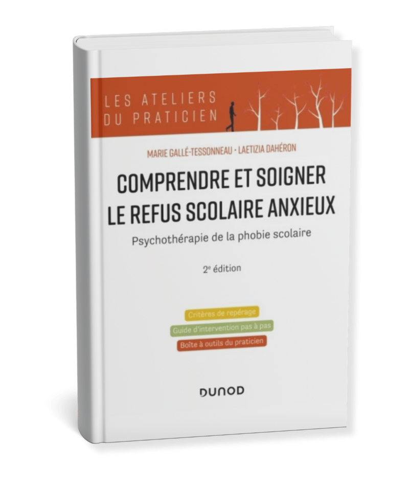 livre soigner refus scolaire anxieux