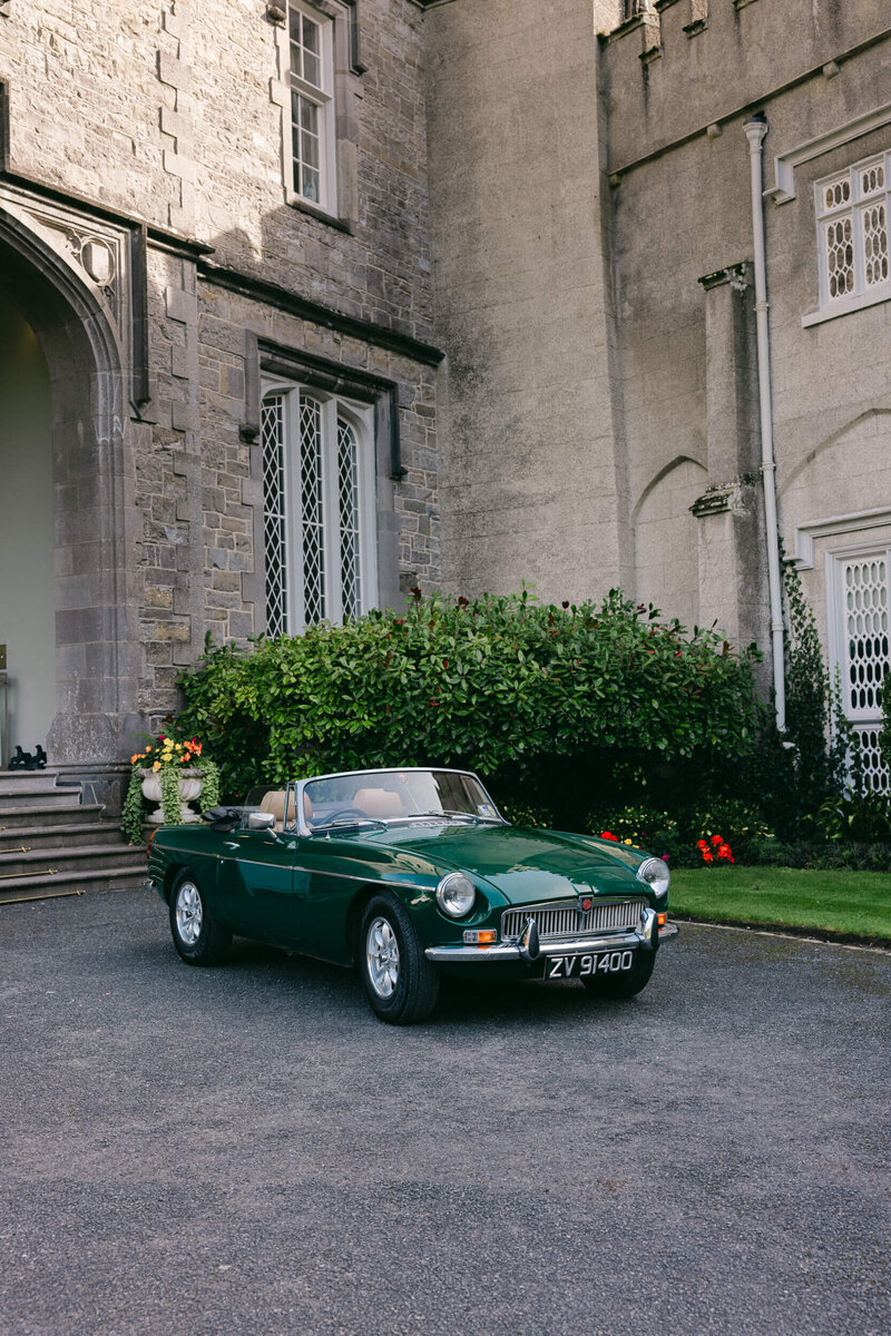 A wedding engagement photo shoot at Luttrellstown castle in Dublin Ireland