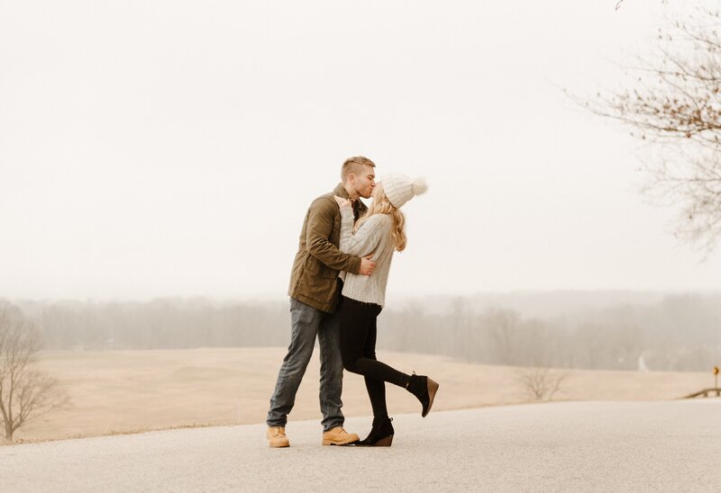 engagement session in Valley Forge