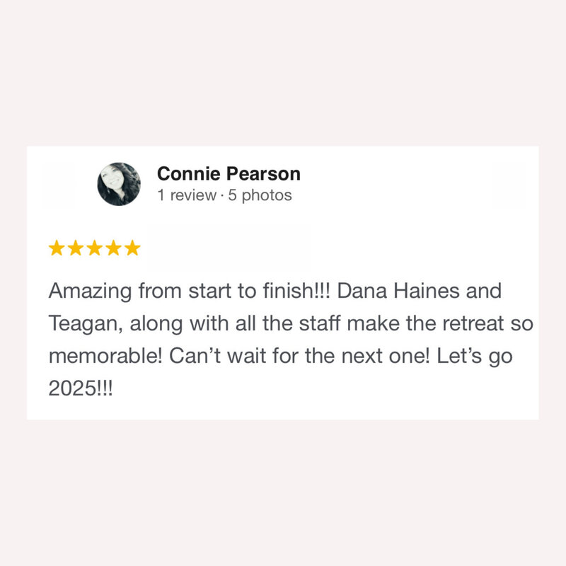 testimonial of soul retreat with dana haines