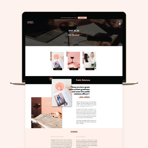 showit web design for marketing agency