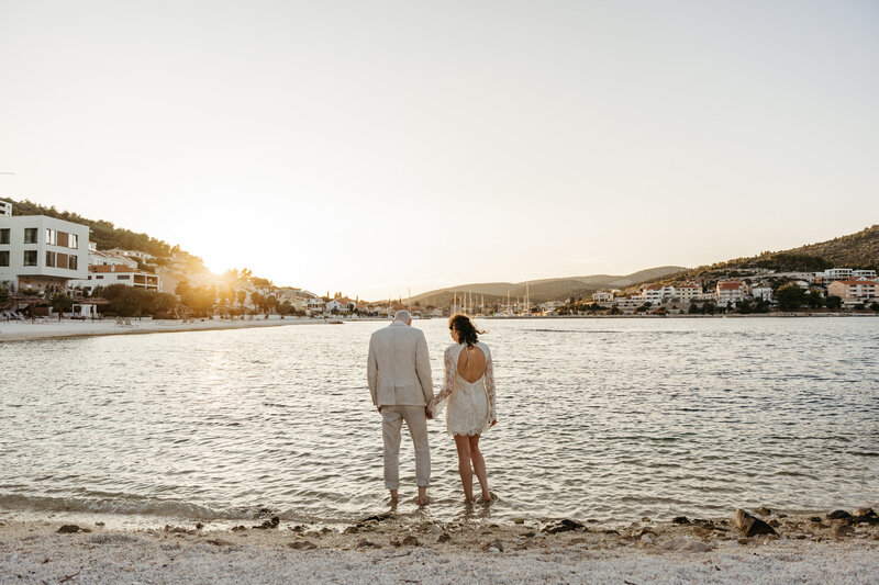 Croatia elopement in Istria by the ocean