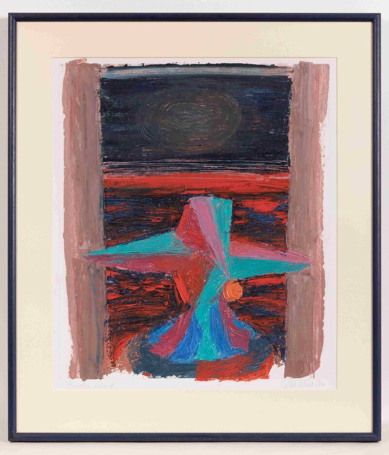 Fools Pool I, 1986 Oil on paper. 72 x 62 cm_11zon