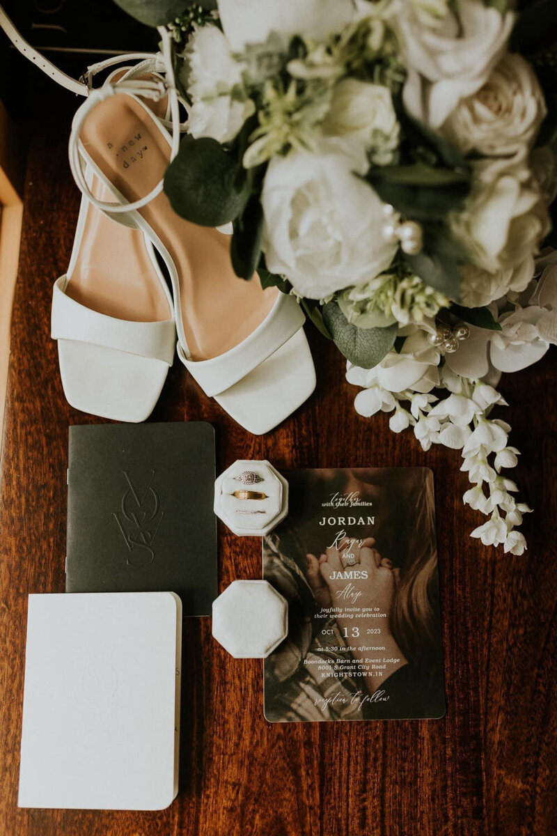 Wedding details of Jordan and James