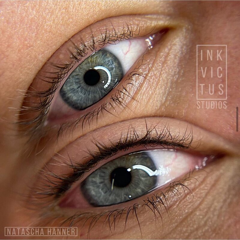 Lash line enhancement  Cosmetic Tattooing Raleigh NC