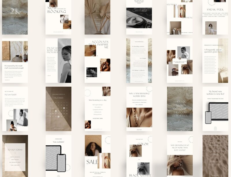 Minimal Instagram templates Wabi Sabi 12