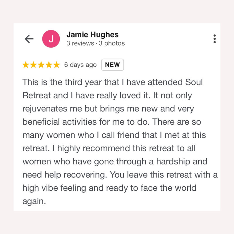 testimonial of soul retreat with dana haines