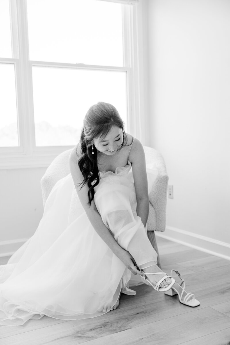 bride getting ready