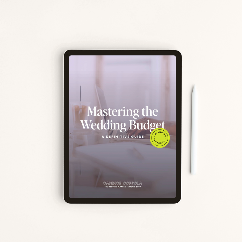 Mastering the Wedding Budget