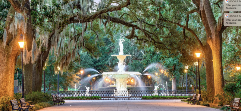 Forsyth Park in Savannah the perfect place for a wedding