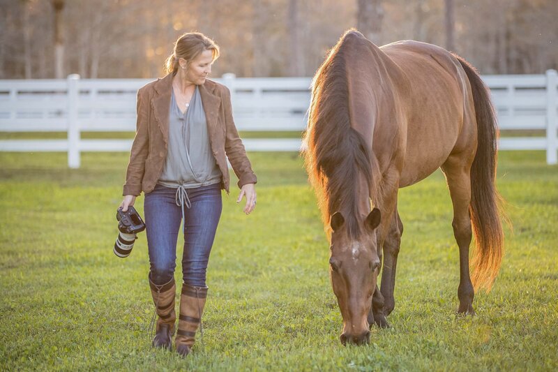 Jill with her horse