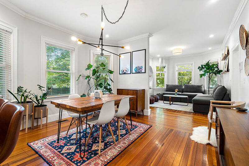 Dining Room, Luxury Realtor Brookline Crafted Path Home By Noha Soliman