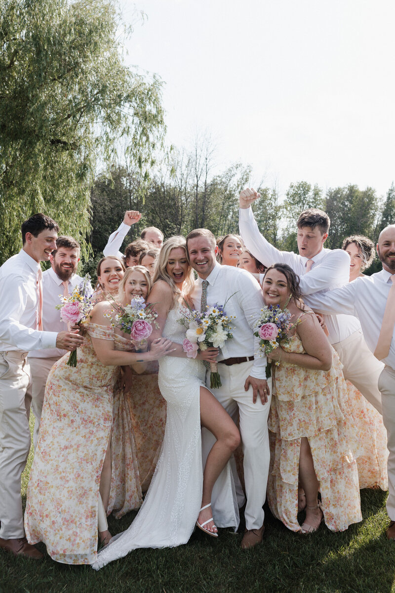 winter wedding photos from a wisconsin wedding photographer