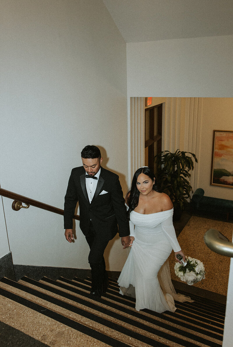 Wedding Photographer Jessica Cameron with printed black and white photos
