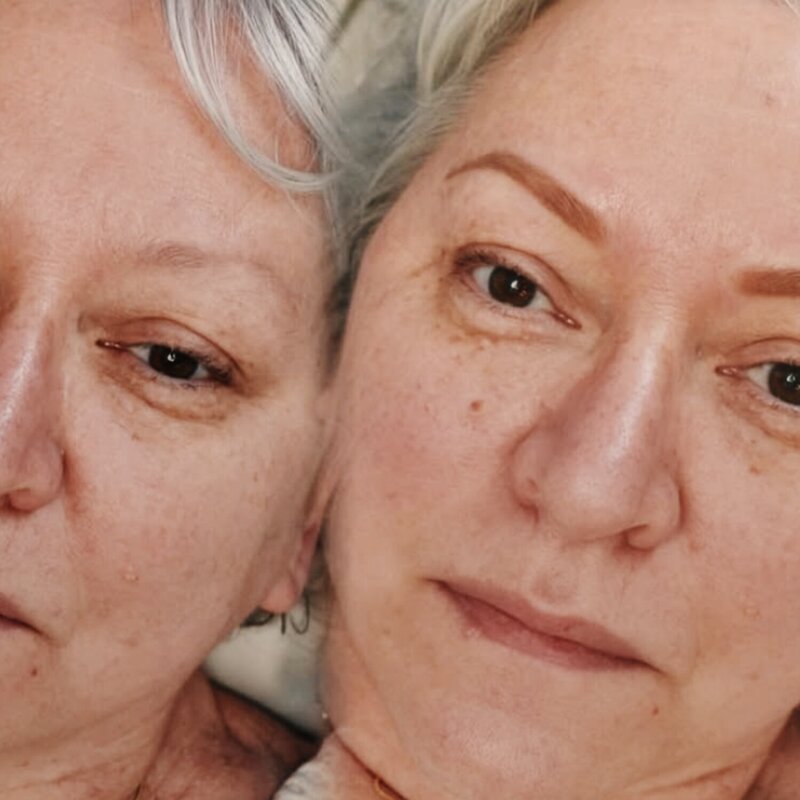Healed permanent makeup results on brows by Artistry by Jessica in Bethel, Connecticut.