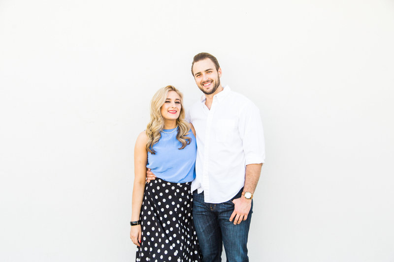 Jill and Matt's engagement photos in Palm Springs by Palm Springs photographer Ashley LaPrade.