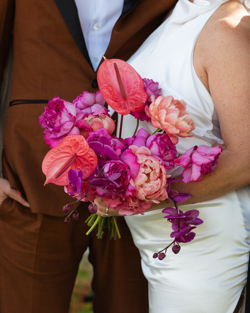 Madonna Inn Wedding Photos, details photos with wedding bouquet