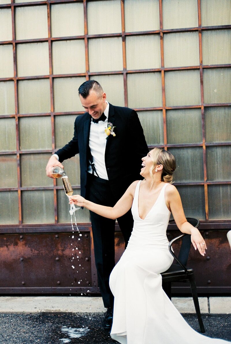 Chic Summer Denver Wedding by Los Angeles Wedding Photographer