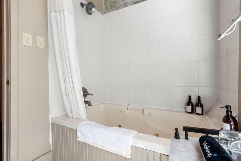 Locally made soaps are featured in every bathroom around the inn