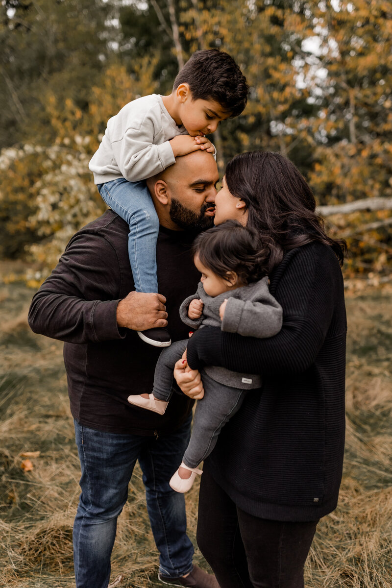 fall family session at Campbell Valley Park Langley BC