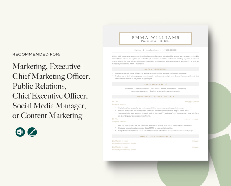 ATS-FRIENDLY RESUME + COVER LETTER