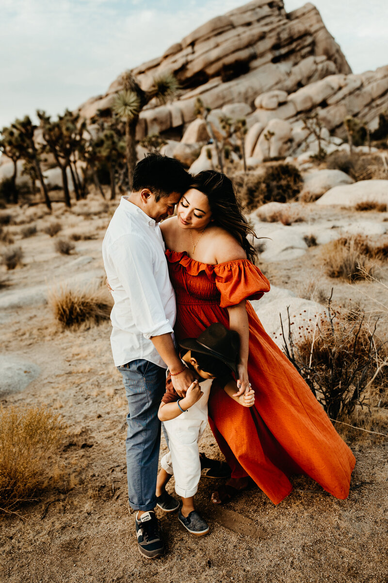 untitled-201024-734-EditFamily-Session-Joshua-Tree-standing-together-wind-blowing-mama-dress