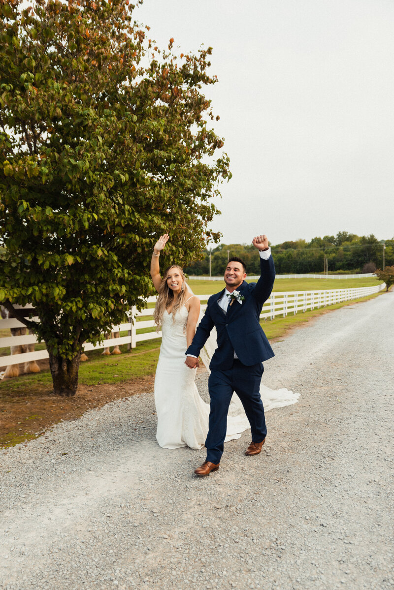 Outdoor Wedding at  Saddle Woods Farm