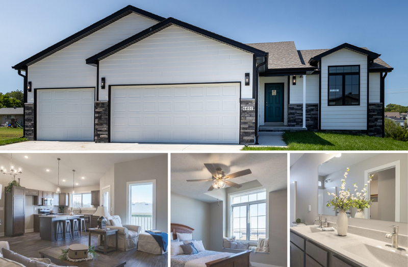 A model home open to the public designed and offered by award winning local home builders Hartland Homes in Lincoln, NE.