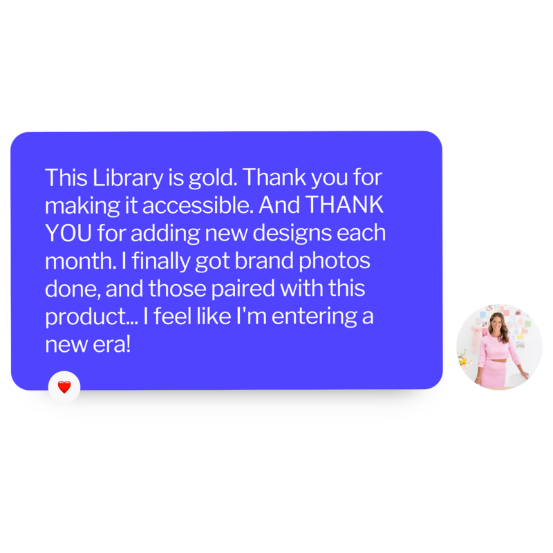 Showit Design Library - Showit Canvases for Designers, Showit Resources for Designers by With Grace and Gold - 1