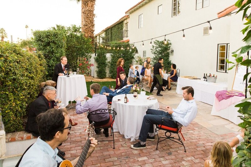 Dee and John's elopement at Colony Palms Hotel in Palm Springs photographed by elopement photographer Ashley LaPrade.