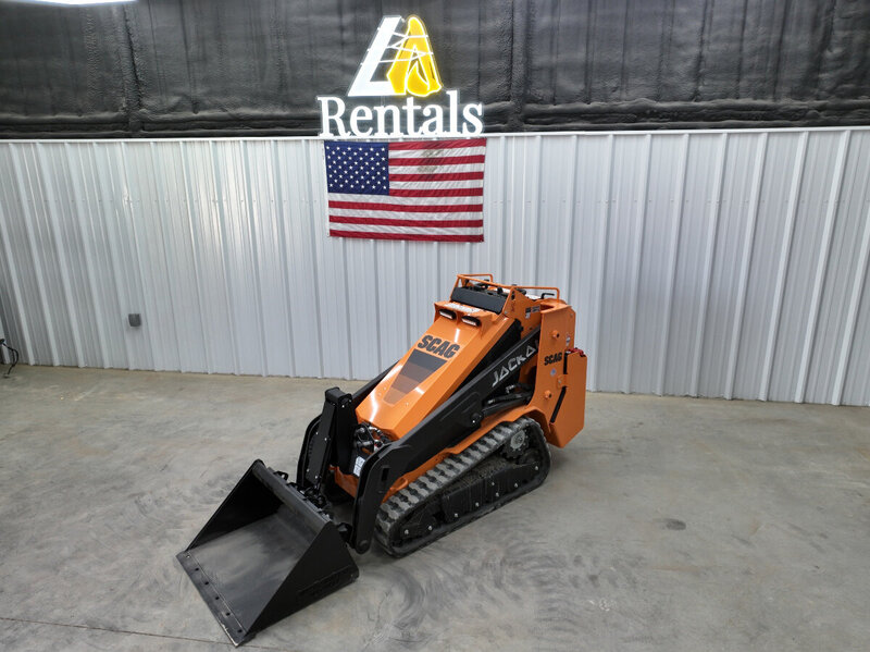 Mini-Excavator available for rent at LA Equipment Rentals in Odessa, TX.