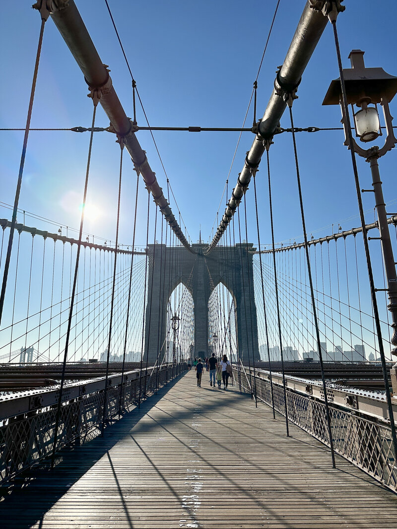 NYC Brooklyn Bridge middle 