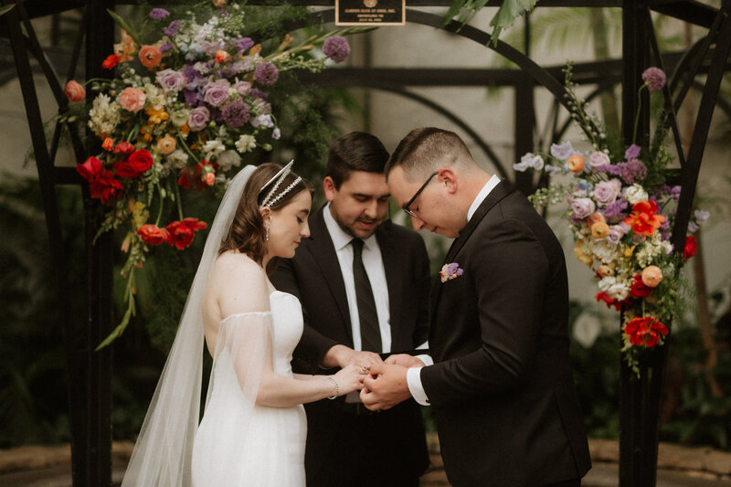Franklin park conservatory hotel leveque columbus ohio wedding ceremony photographer videographer film documentary midwest -72