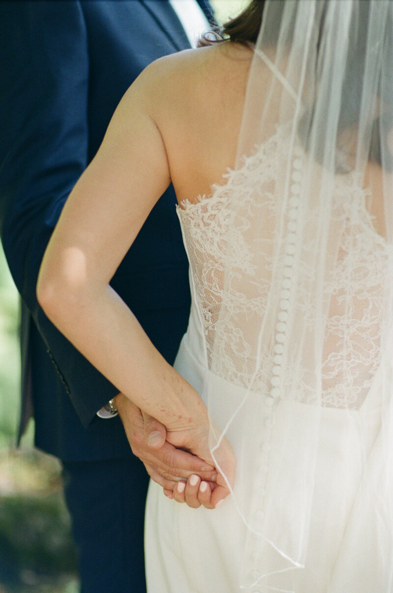 beautiful wedding on film with a vintage feel