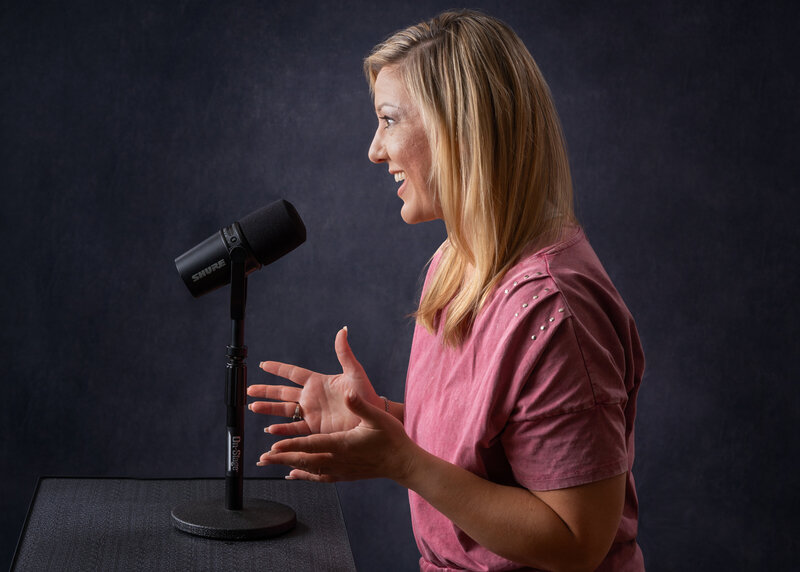 Alisa Massey speaking on Legendary Faith, a Christian Podcast