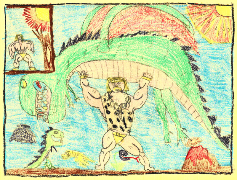 Brent Ray Fraser - Brent Hogan Dragon Lifter 1984 Age 5
